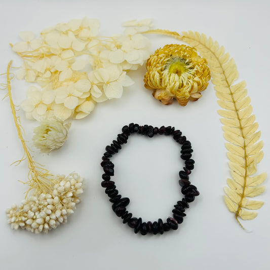 Baroque Garnet Bracelet