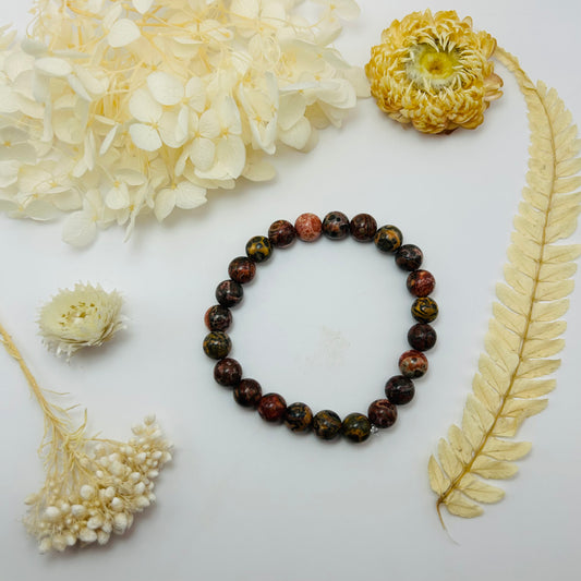 Leopard Jasper Bracelet (8 mm)