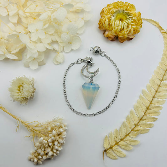 Opalite Pendulum (silver)