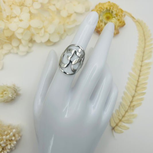 OM ring (silver)