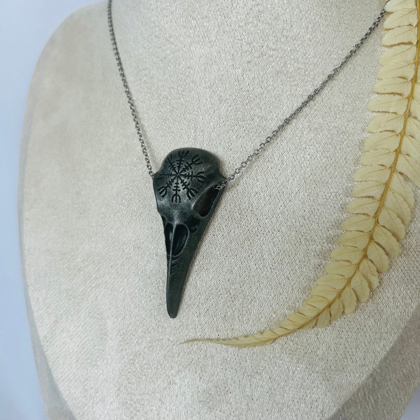 "Raven Skull" Pendant