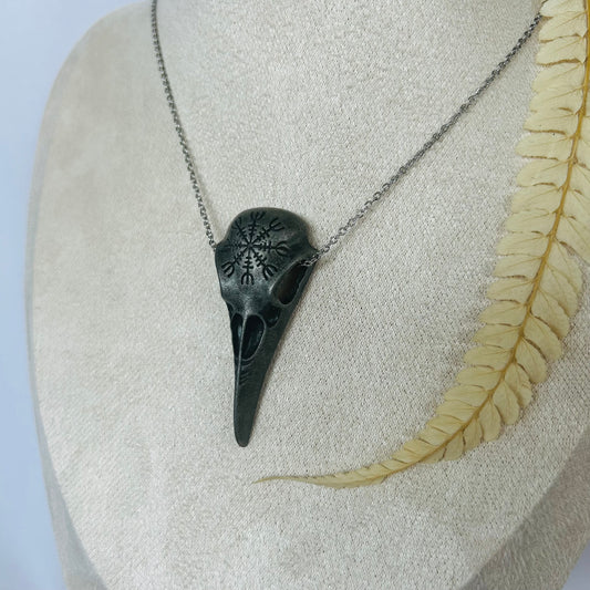 "Raven Skull" Pendant