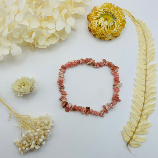 Baroque Rhodochrosite bracelet
