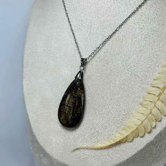 Bronzite Pendant