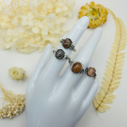 AA Shaman Quartz Silver Ring (TR)