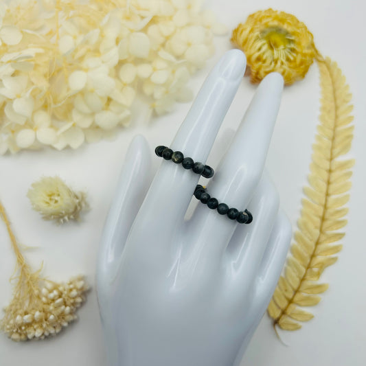 Bague anti-stress en Larvikite (T.R.)