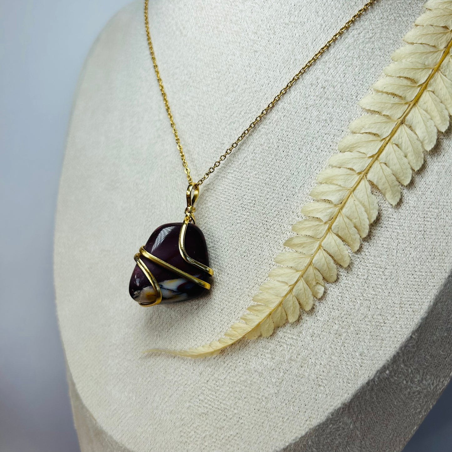 Mokaite Jasper Pendant