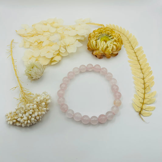 Rose Quartz Bracelet (8 mm) 