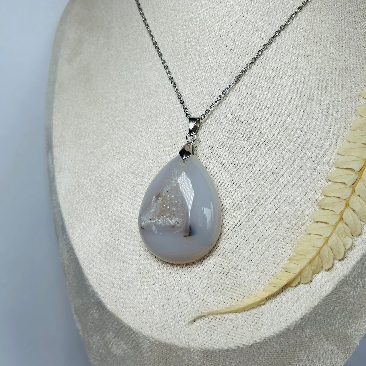 Druzy Agate Pendant