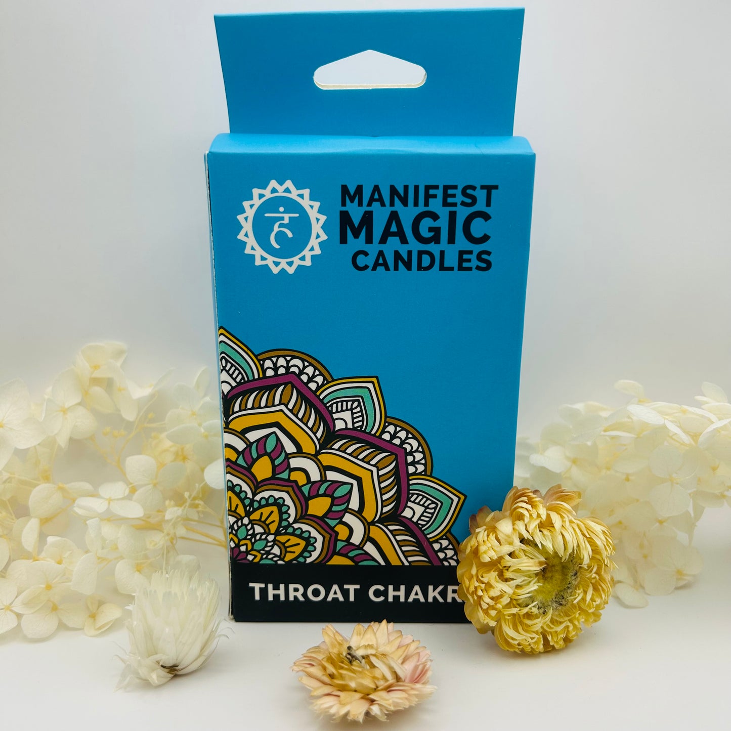 Throat Chakra Candles (pack)