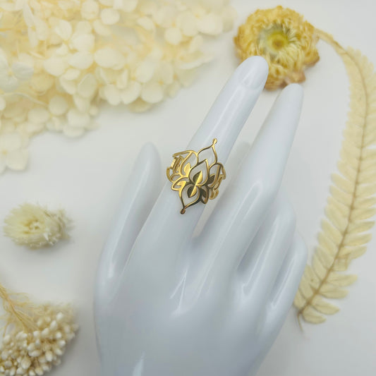 Lotus Flower Ring (gold)