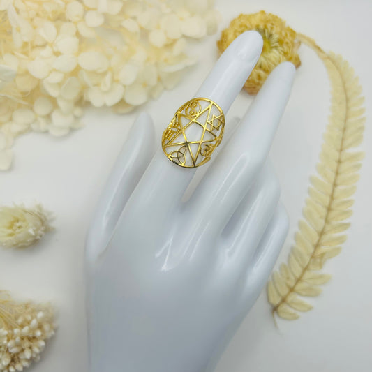 Pentagram Ring (Gold)
