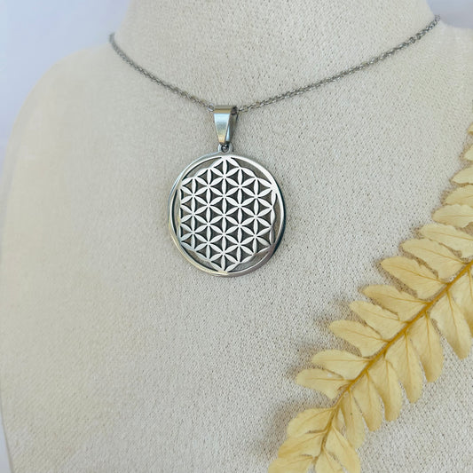 Flower of Life Necklace (silver)