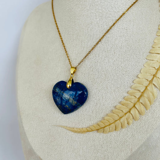 Lapis Lazuli Pendant (Heart)
