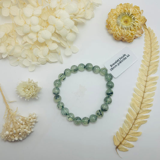 Bracelet Préhnite AA (8 mm)