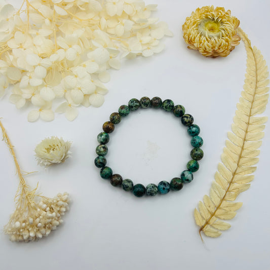 Bracelet Turquoise Africaine (8 mm)
