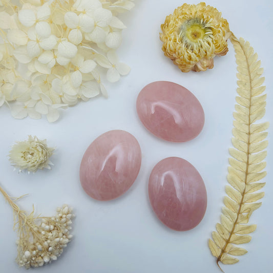 Galet en Quartz Rose A