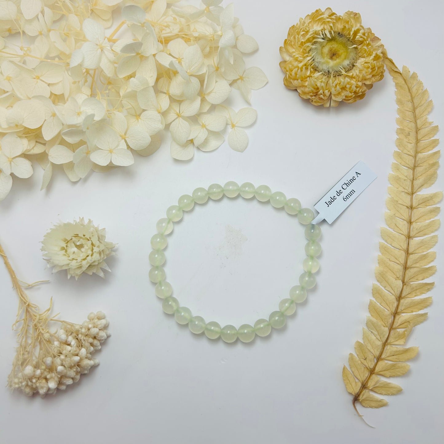 Bracelet Jade de Chine A (6 mm)