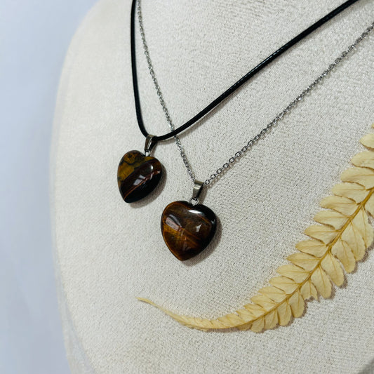 Pendentif Œil de Taureau (AB) - Cœur