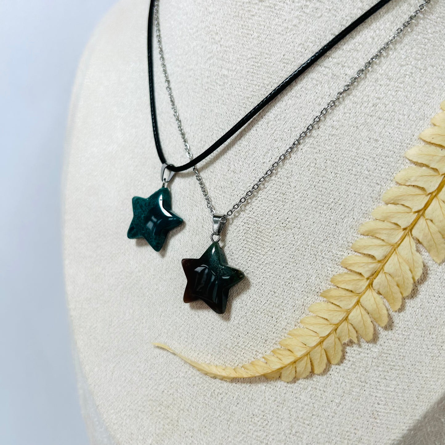 Pendentif Agate Indienne (A) - Étoile