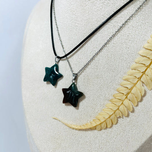 Pendentif Agate Indienne (A) - Étoile