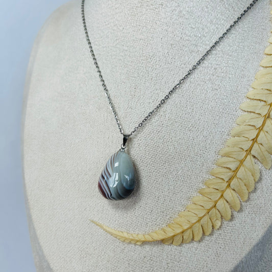 Pendentif Agate du Botswana (AA)