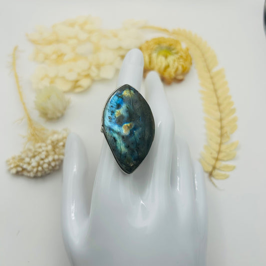 Labradorite Silver Ring (TR)