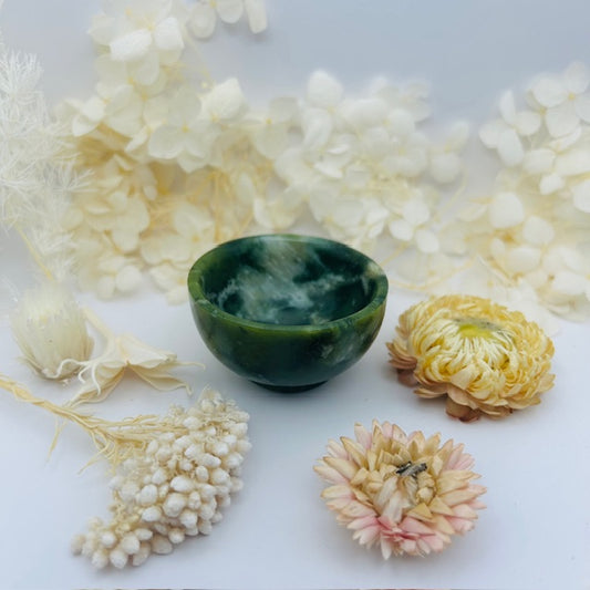 Green Jade Buddhist Bowl