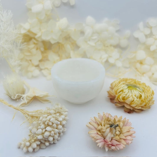 White Jade Buddhist Bowl