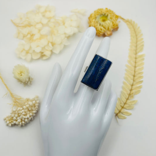 Lapis Lazuli Silver Ring (TR)